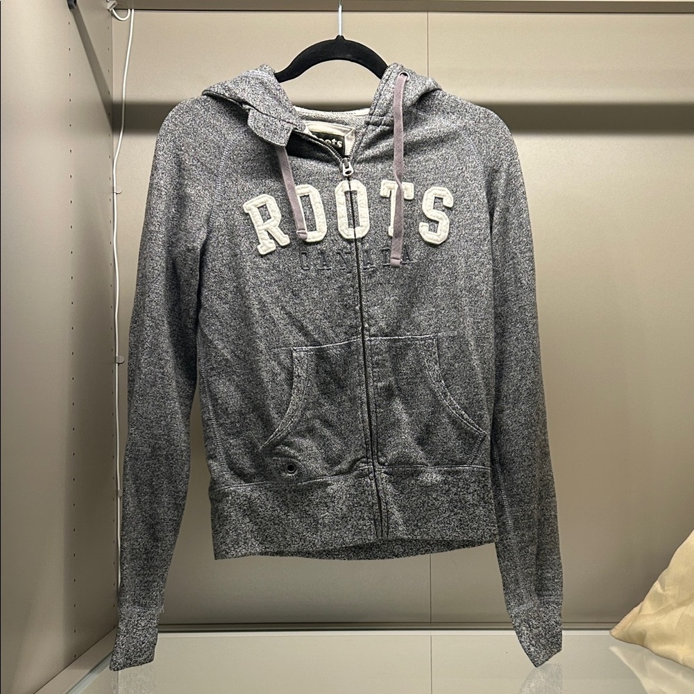 Vintage Roots Women's salt and pepper Zip-Up Hoodie